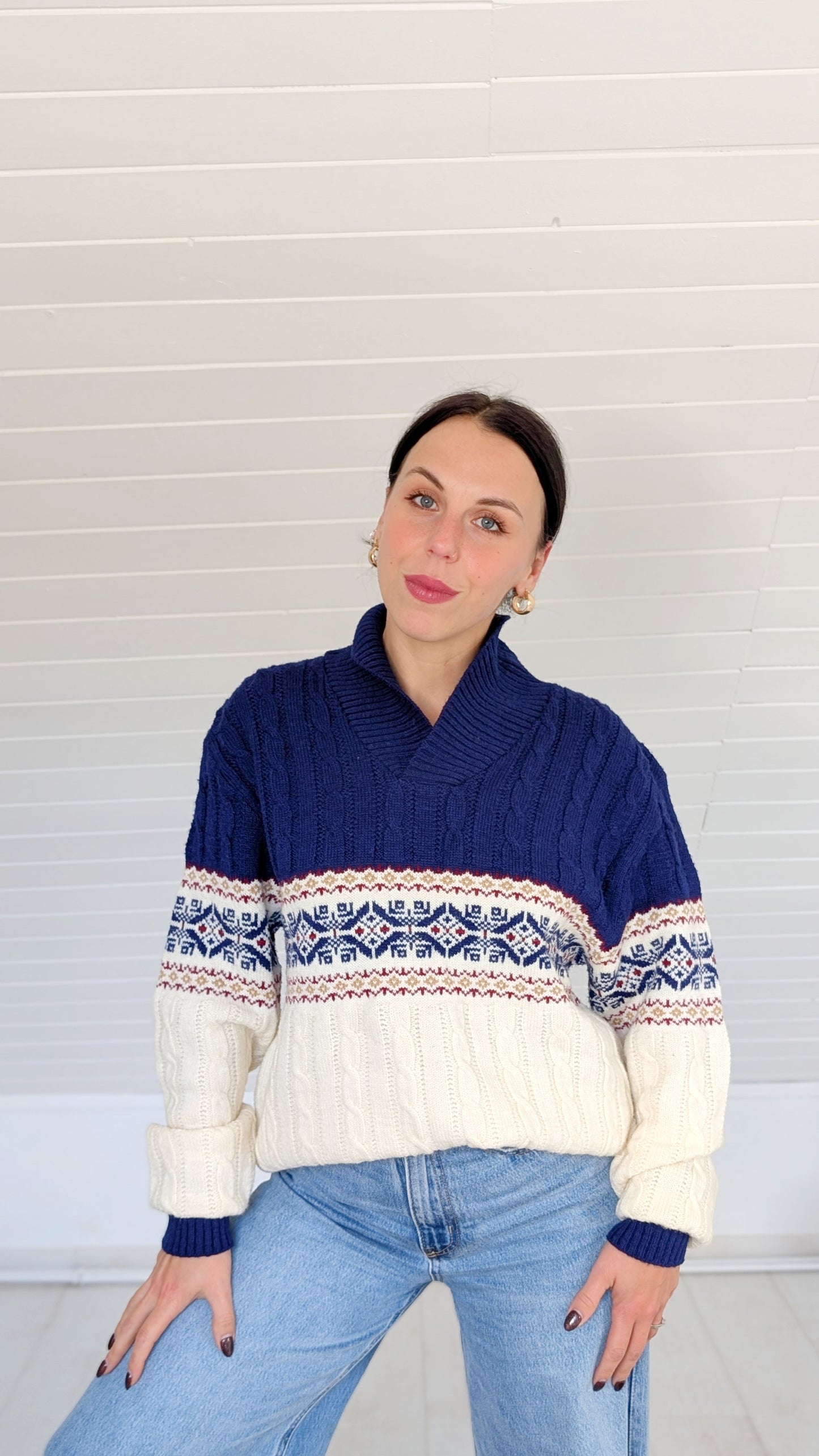 Pull pure laine fabriqué au USA T40-42
