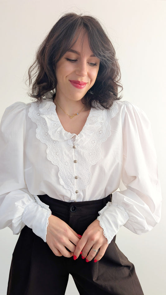 Blouse romantique taille 42