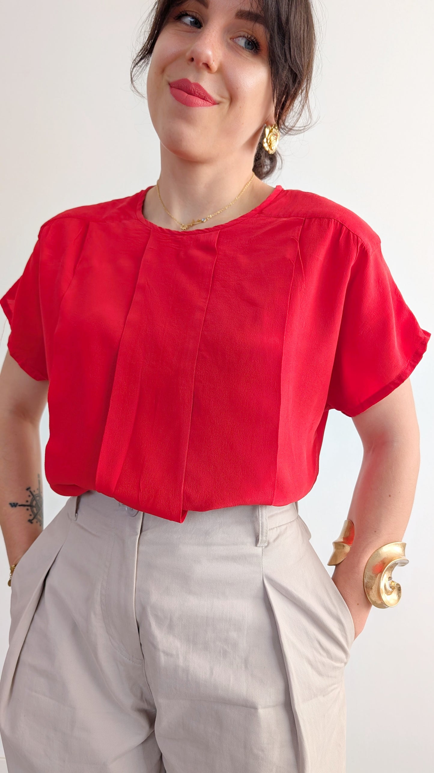 Blouse soie taille 38