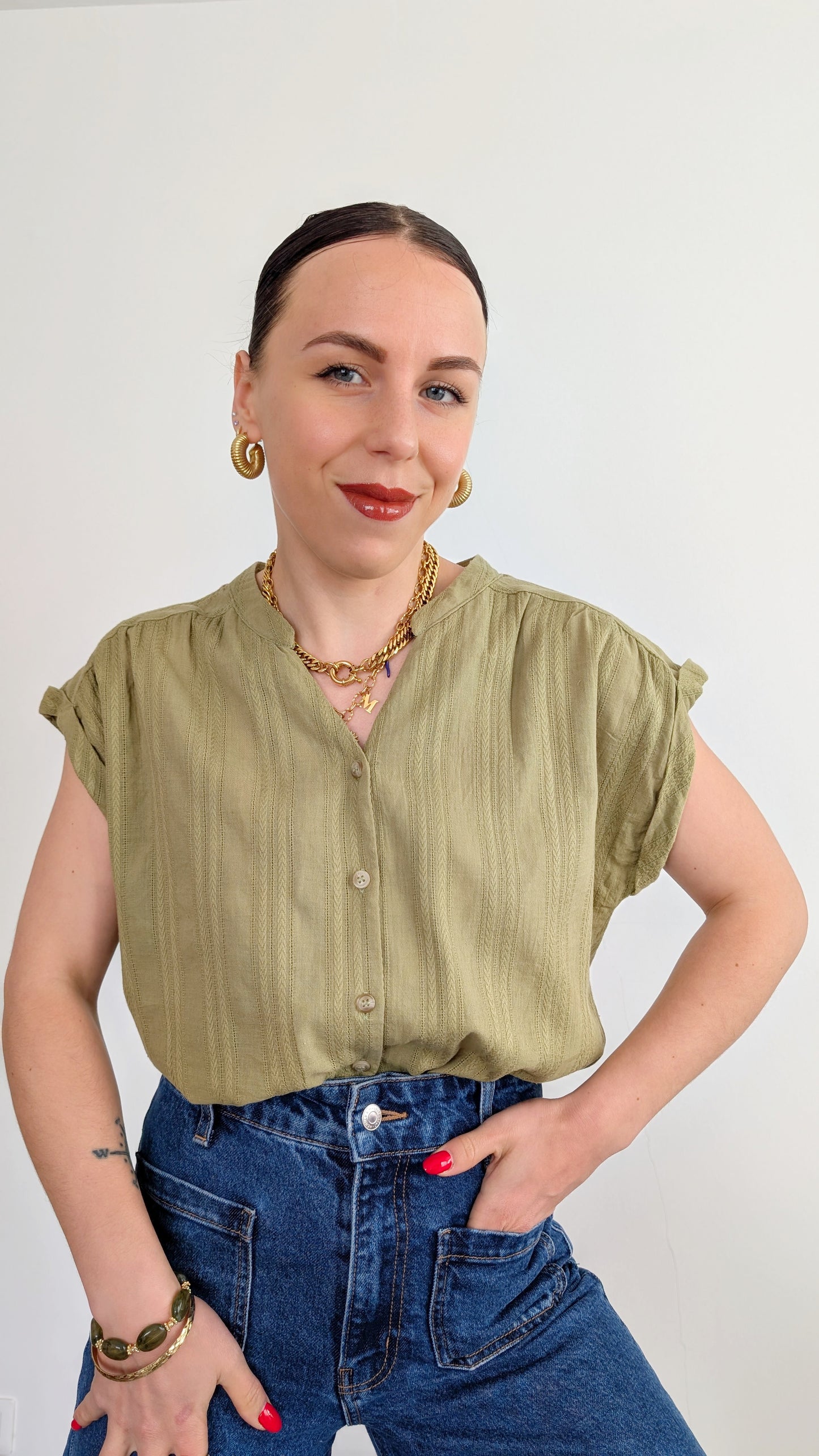 Blouse coton taille 40-42