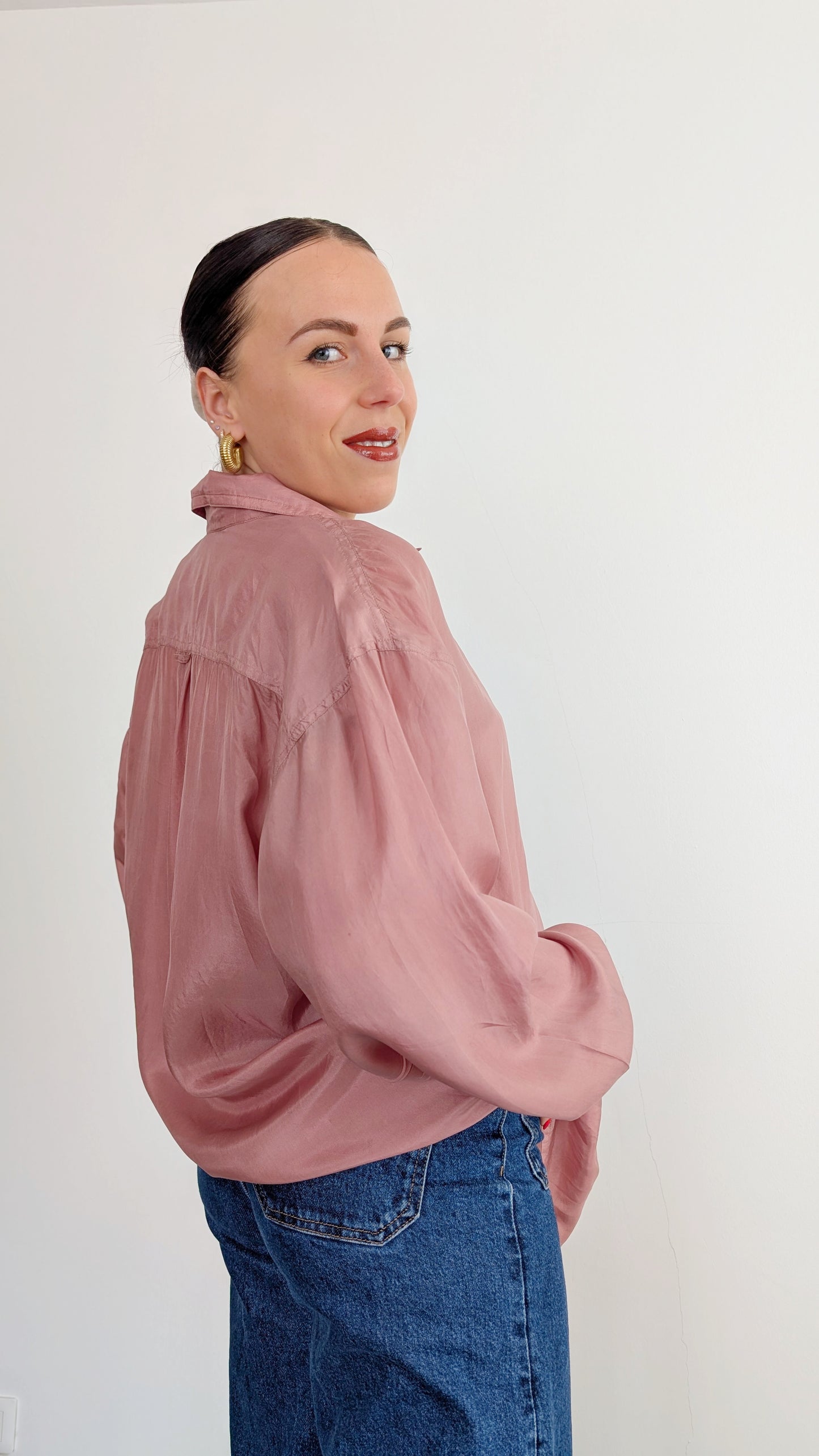 Blouse soie ample