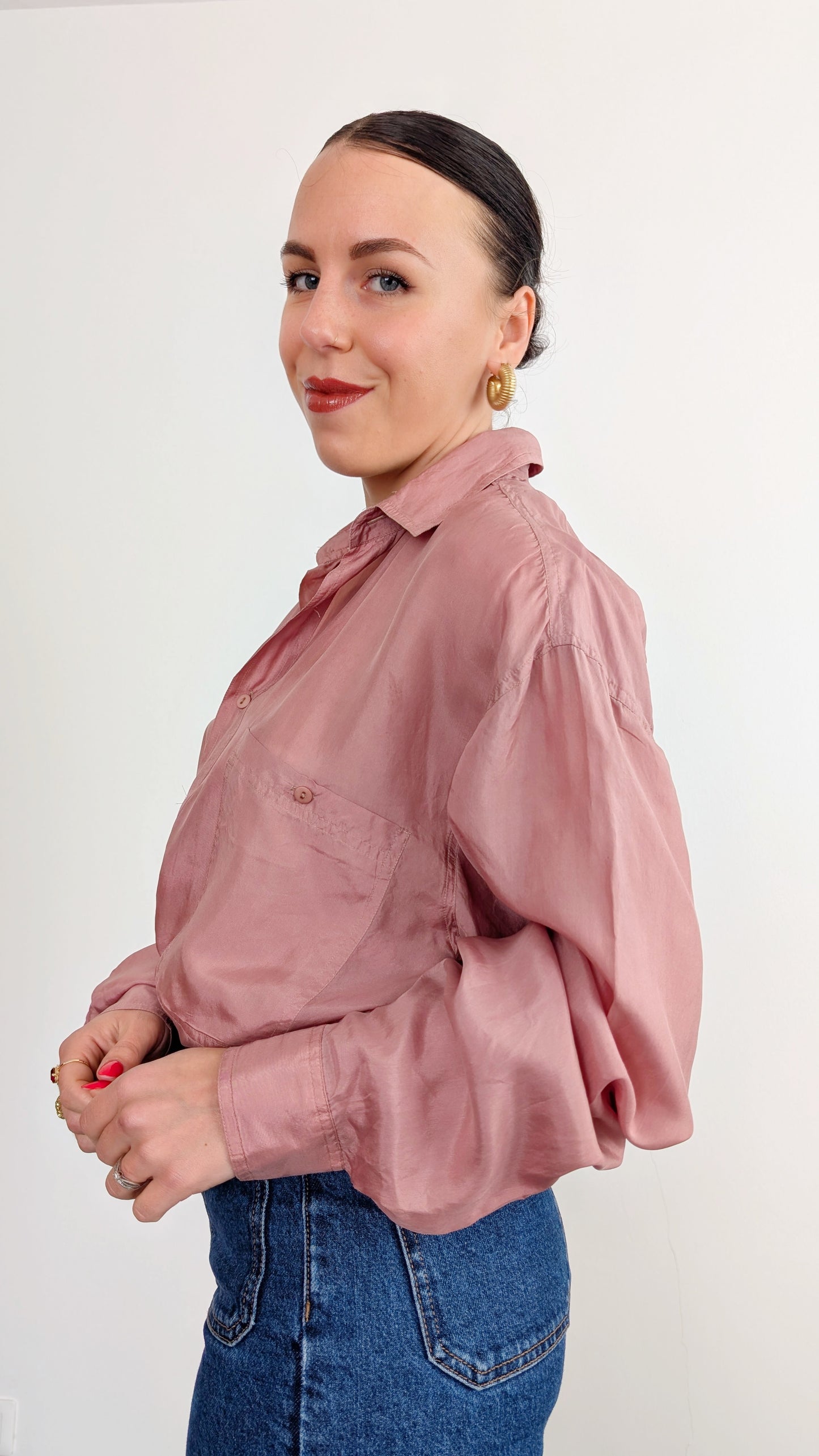 Blouse soie ample
