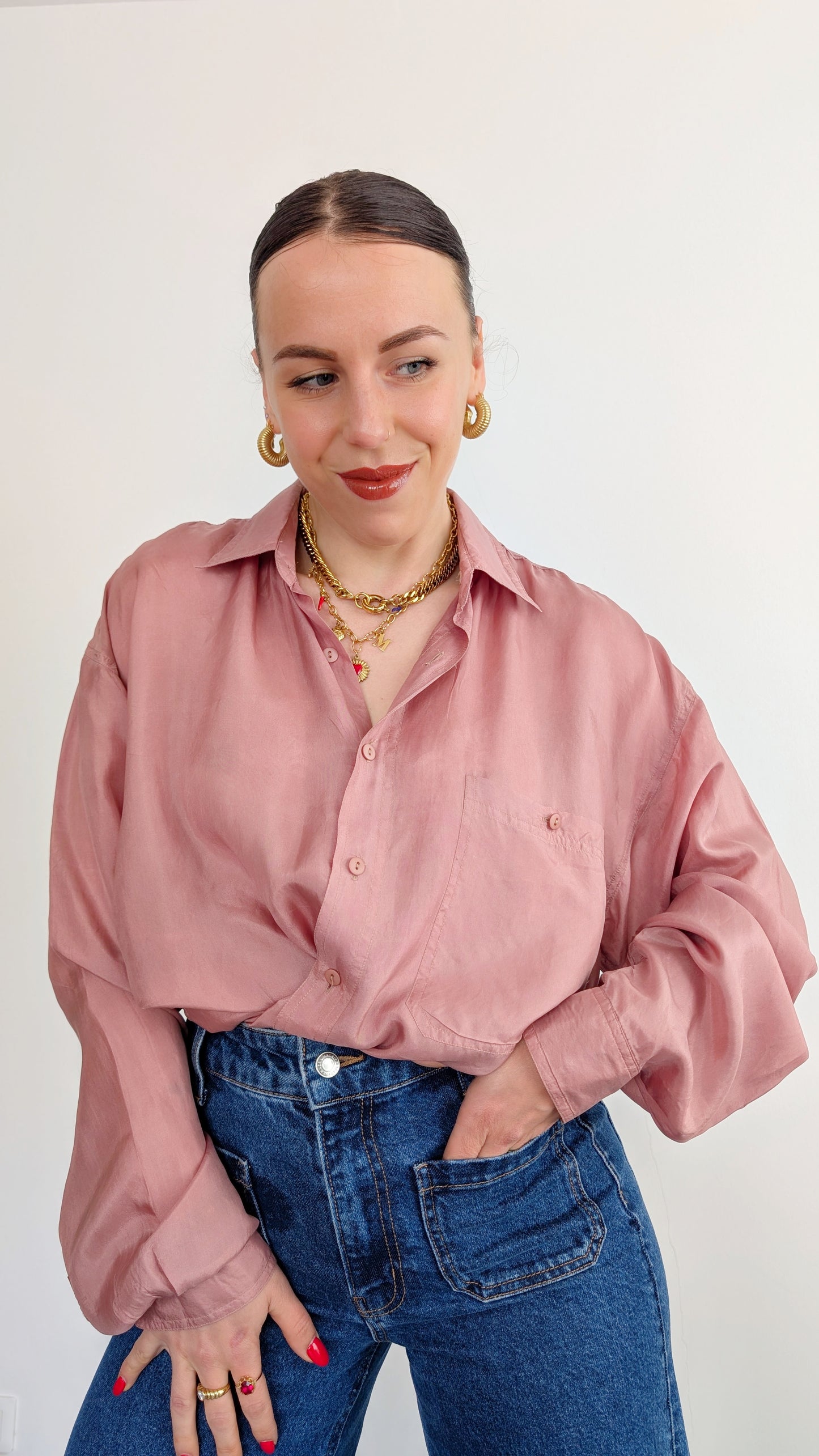 Blouse soie ample