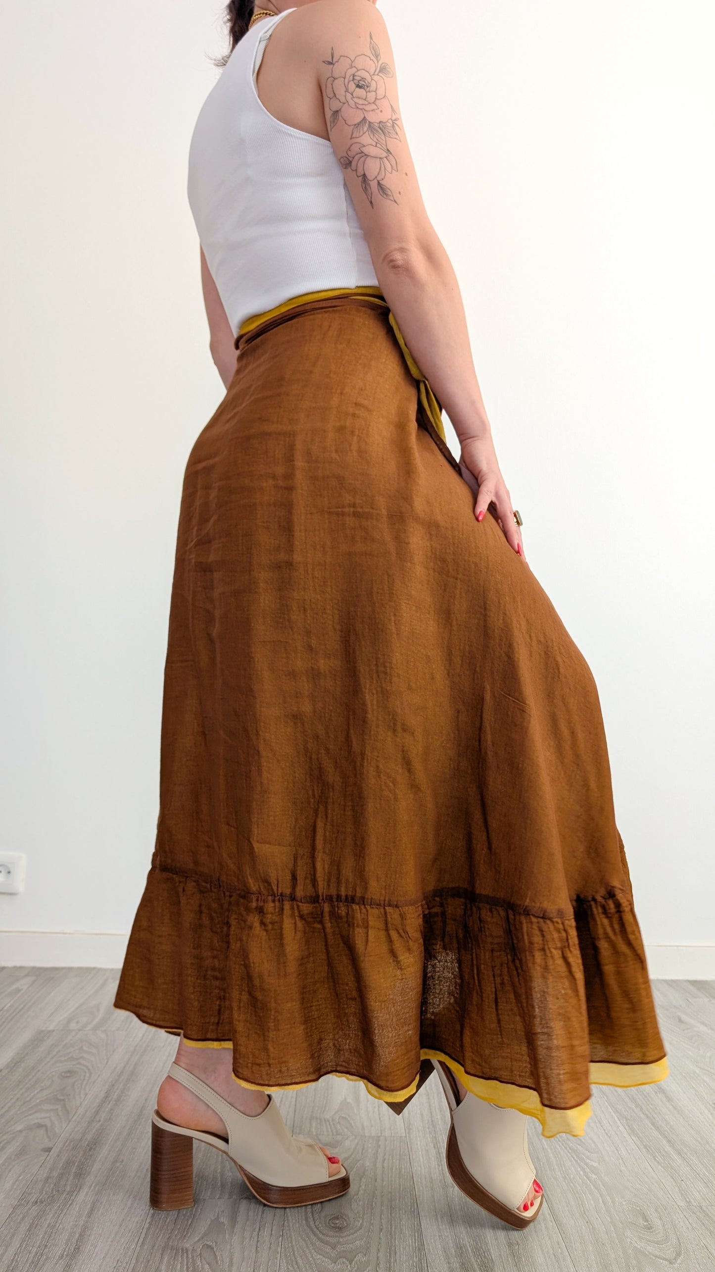 Jupe coton jusqu'à taille 40