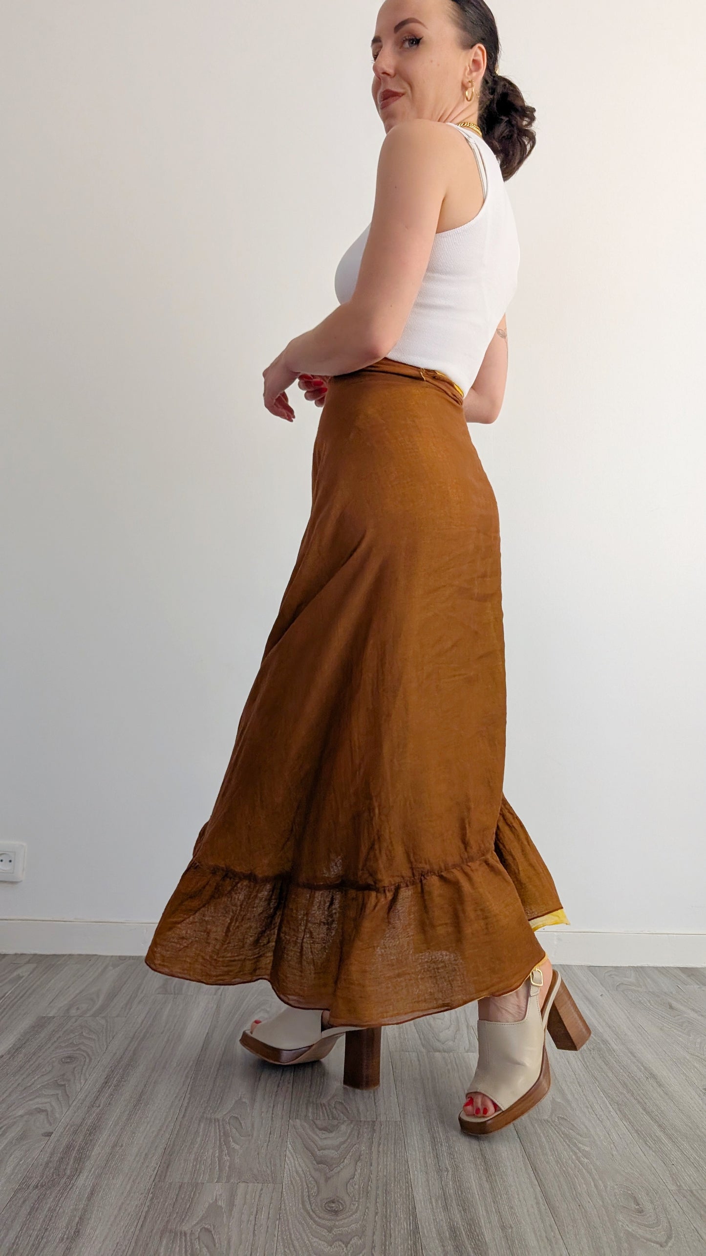 Jupe coton jusqu'à taille 40