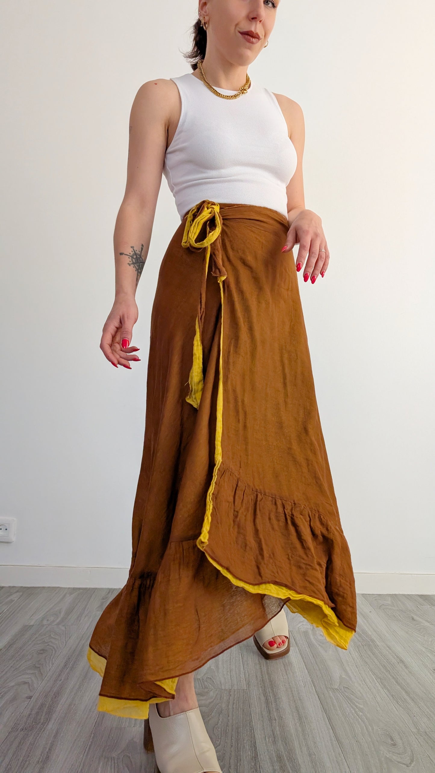 Jupe coton jusqu'à taille 40