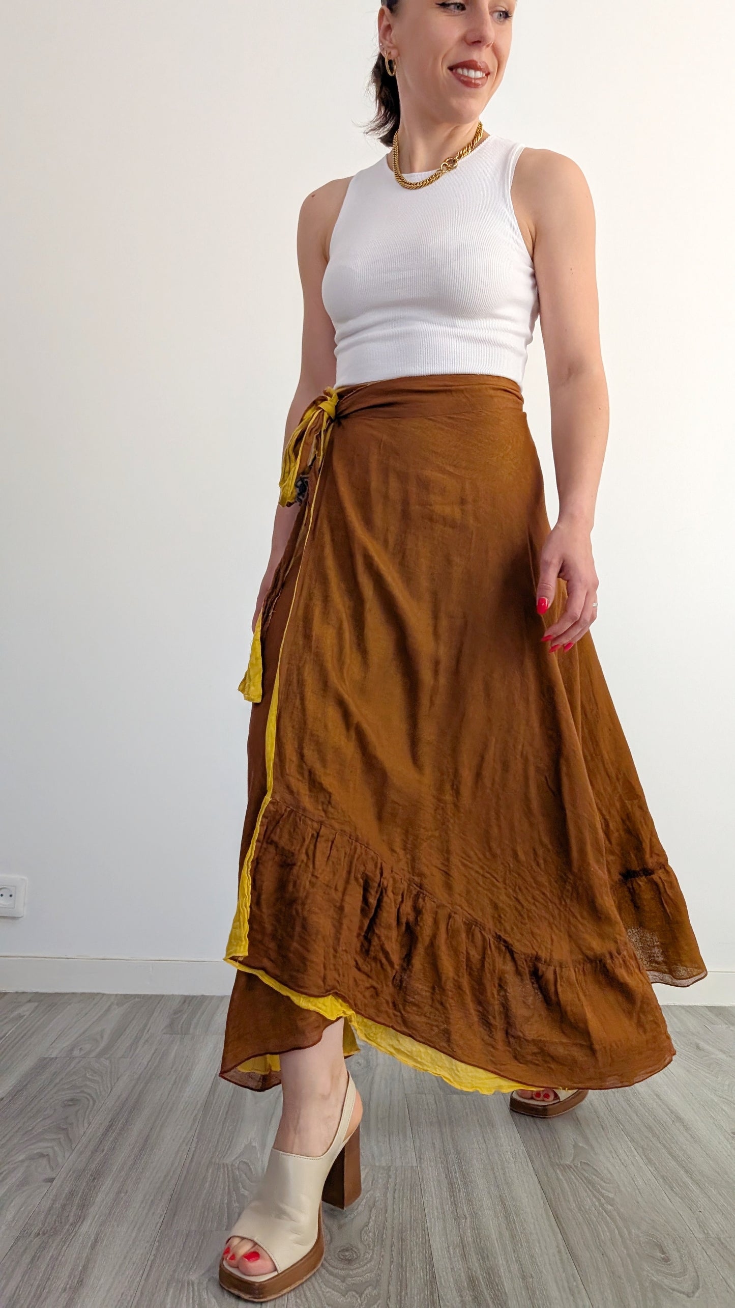 Jupe coton jusqu'à taille 40