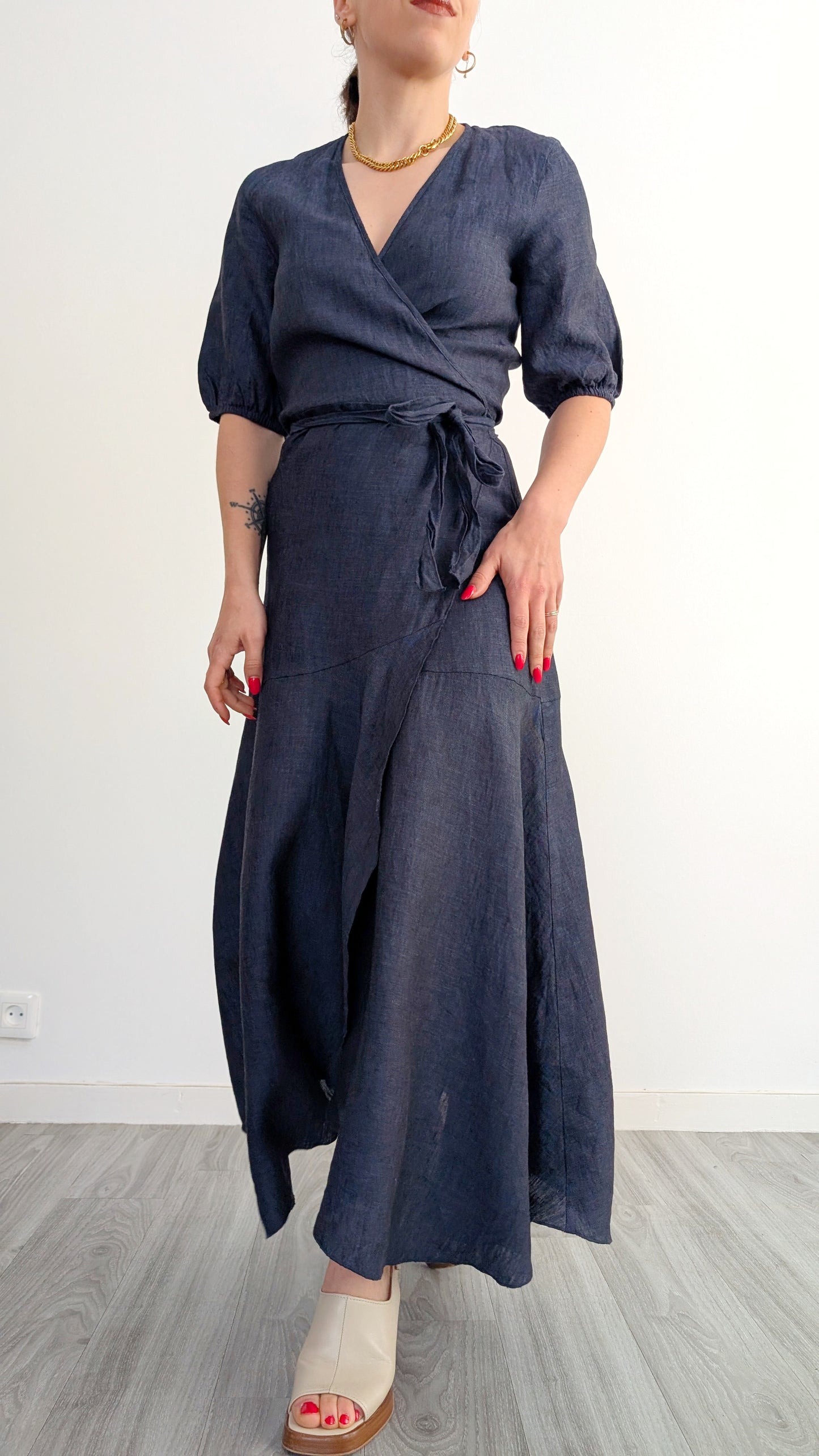 Robe lin taille jusqu'à taille 40