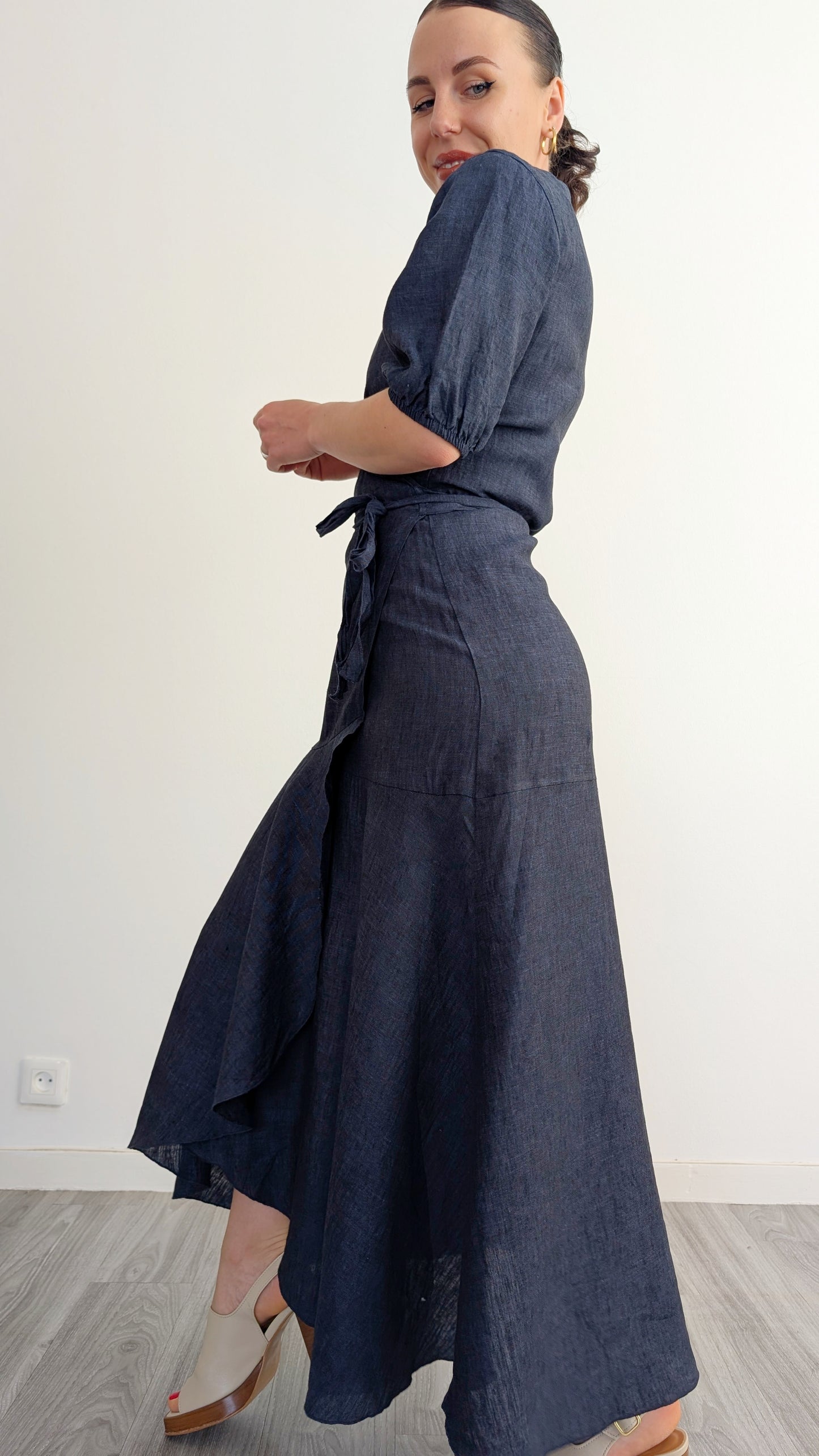 Robe lin taille jusqu'à taille 40