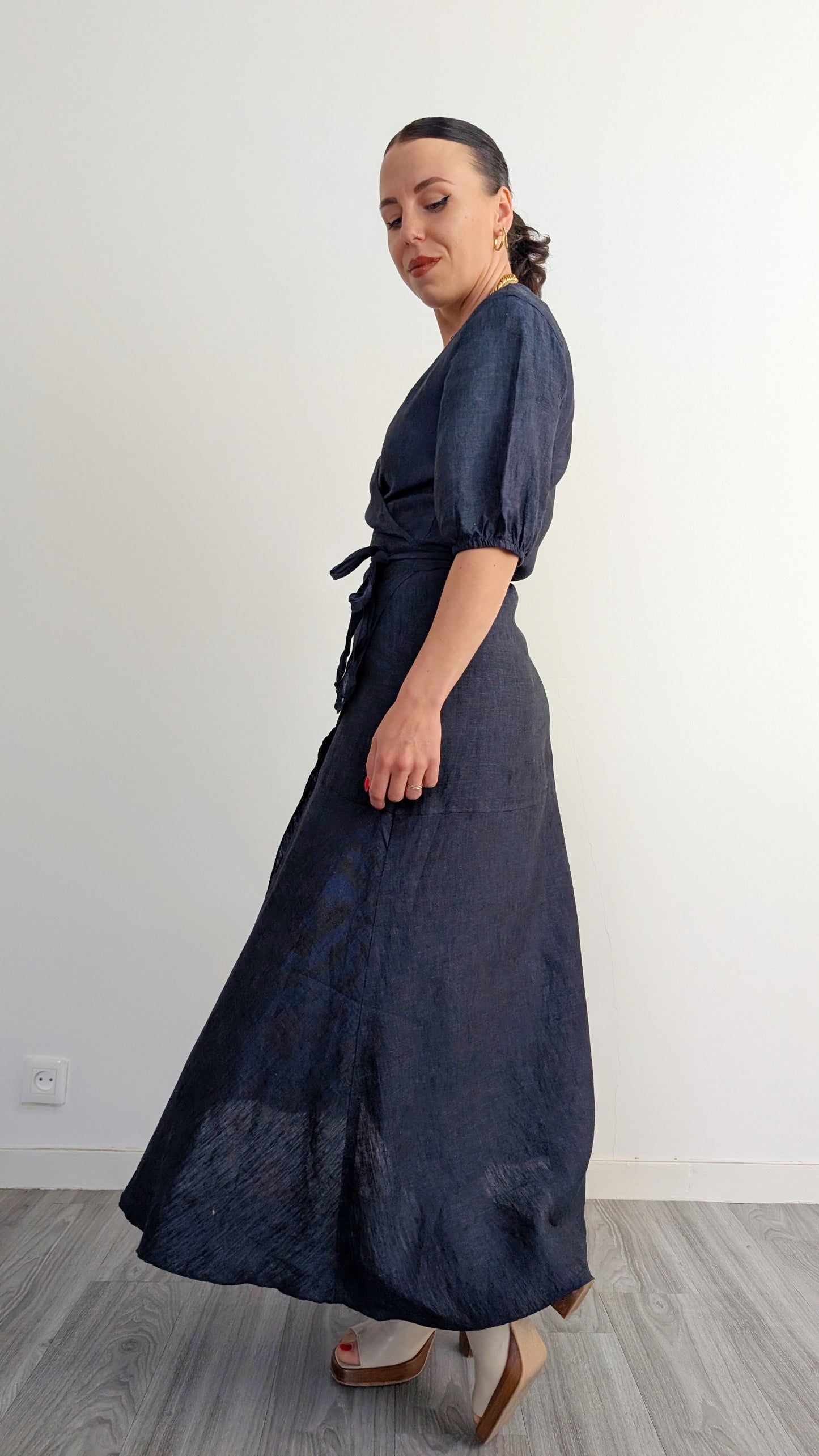 Robe lin taille jusqu'à taille 40