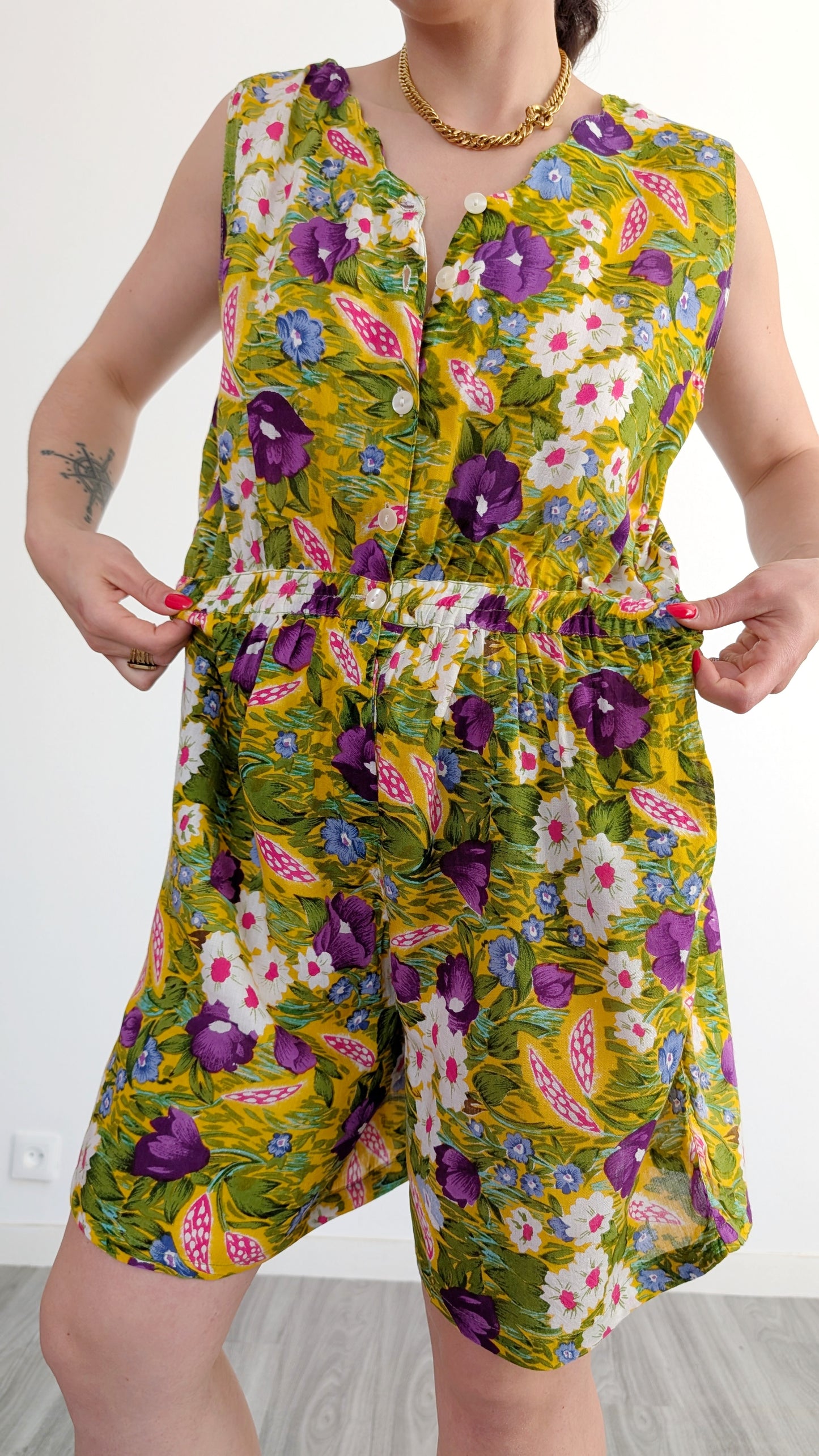 Combishort viscose jusqu'à taille 38