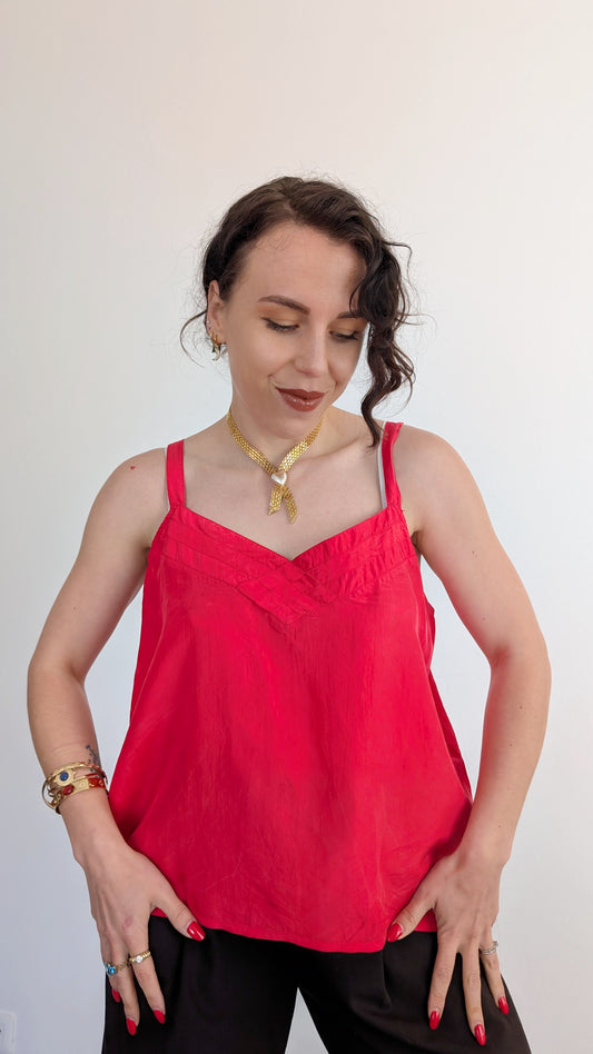 Caraco soie taille 40