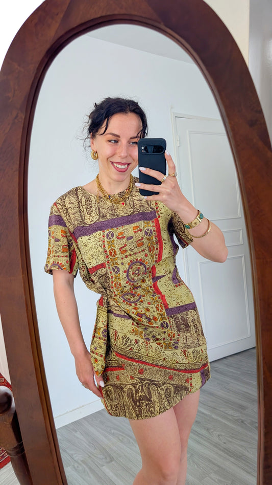 Robe 90s soie taille 38-40