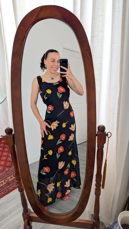 Robe 90s jusqu'à taille du 34 au 40