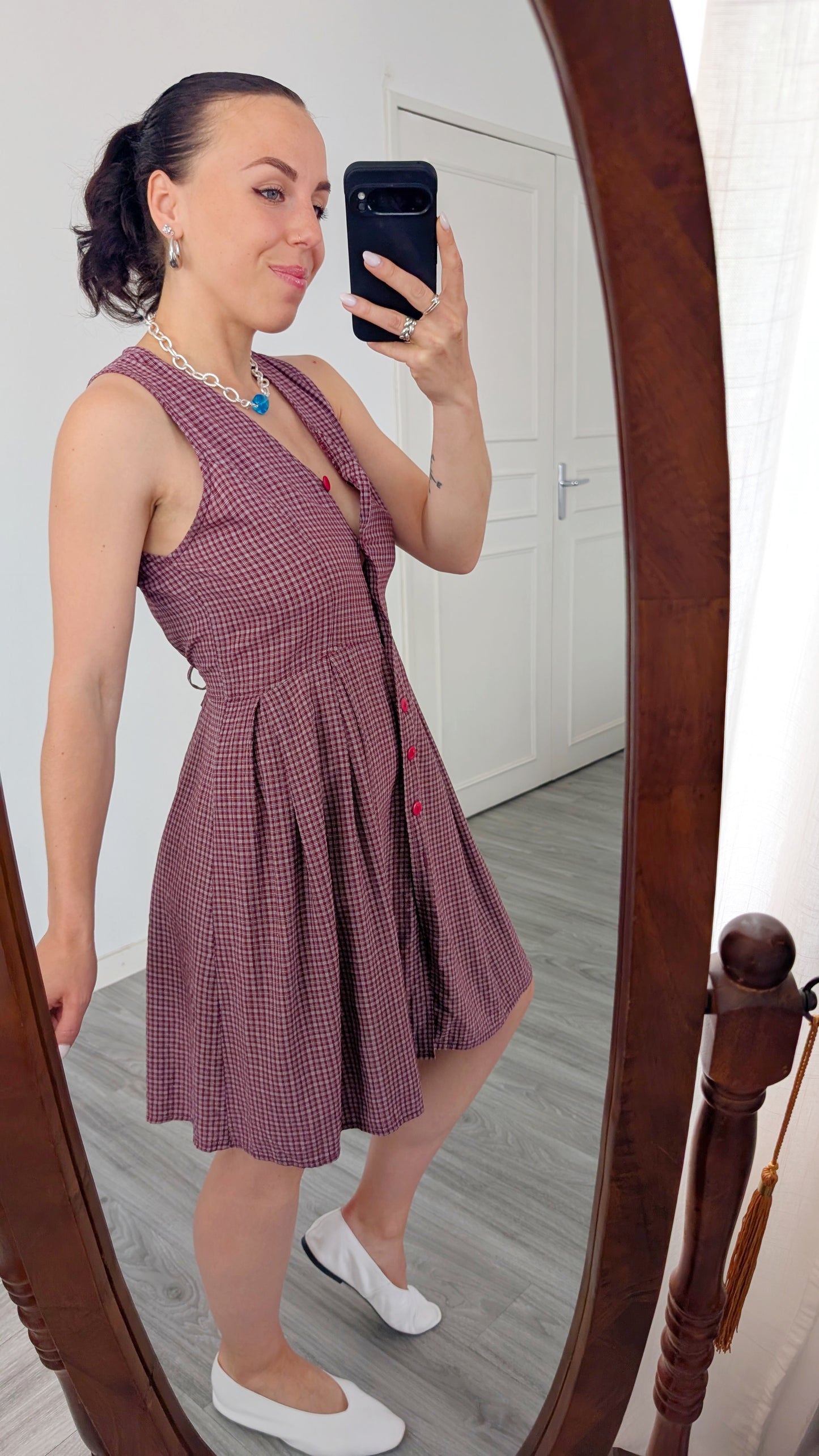 Robe carreaux taille 36