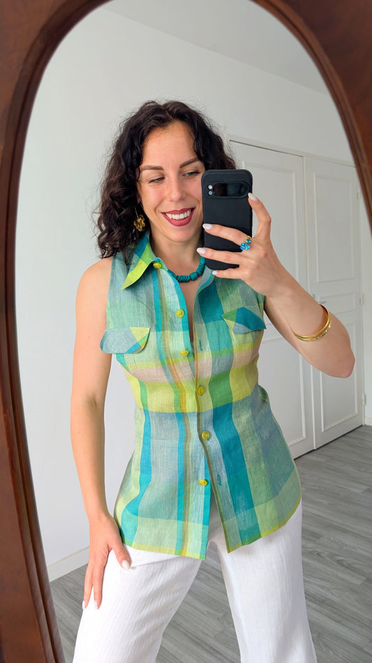 Haut lin taille 36-38