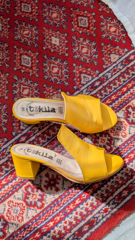 Mules à talon pointure 38