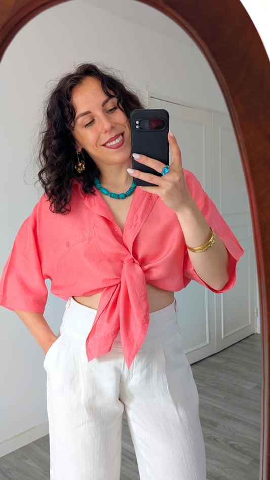 Chemise en soie taille 42-44