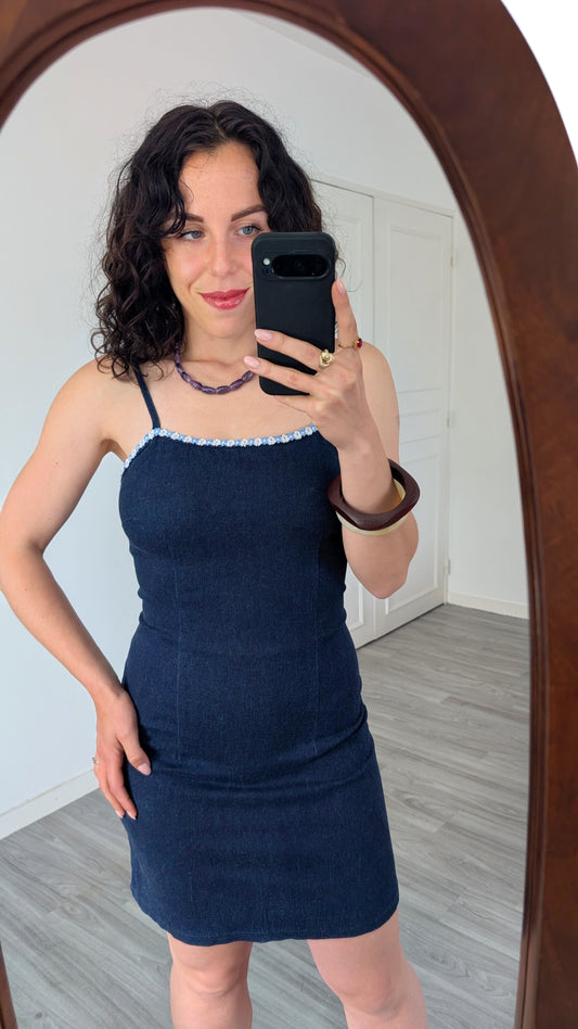 Robe 90s coton taille 34-36