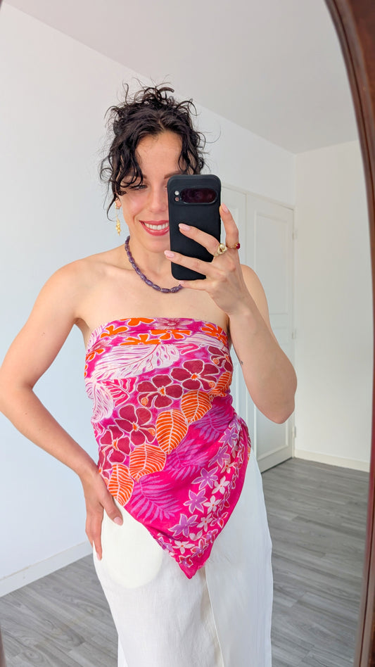 Grand foulard en coton