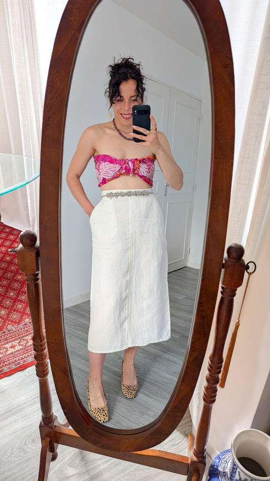 Jupe lin Max Mara taille 38