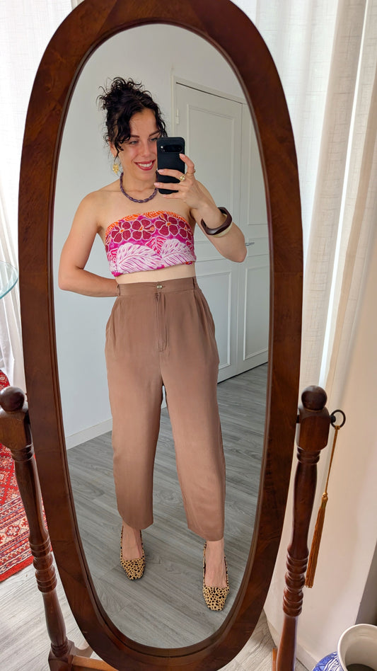 Pantalon soie taille 42