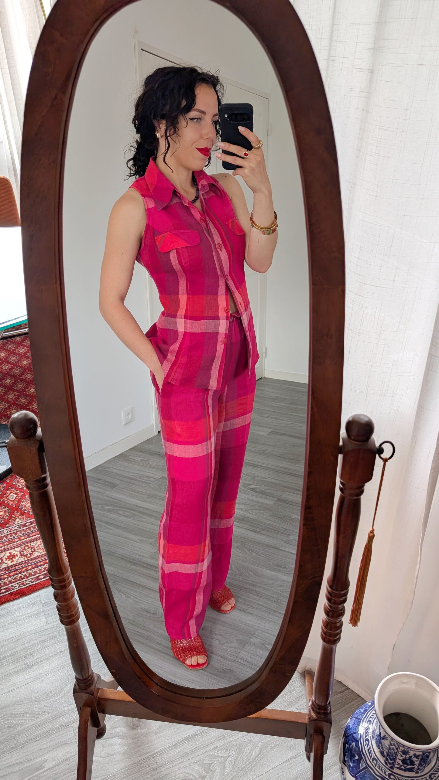 Ensemble lin taille 38