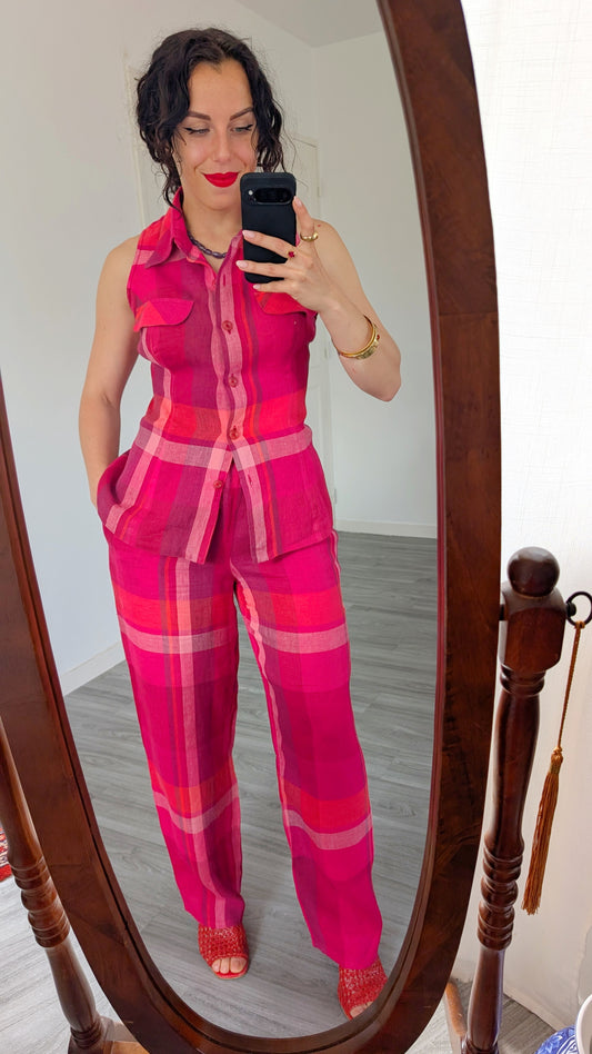 Ensemble lin taille 38