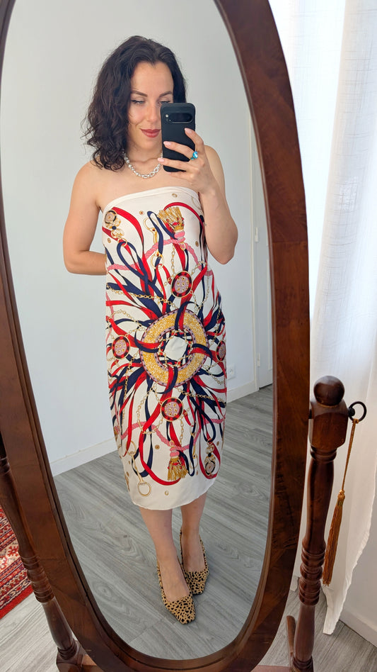 Grand foulard viscose