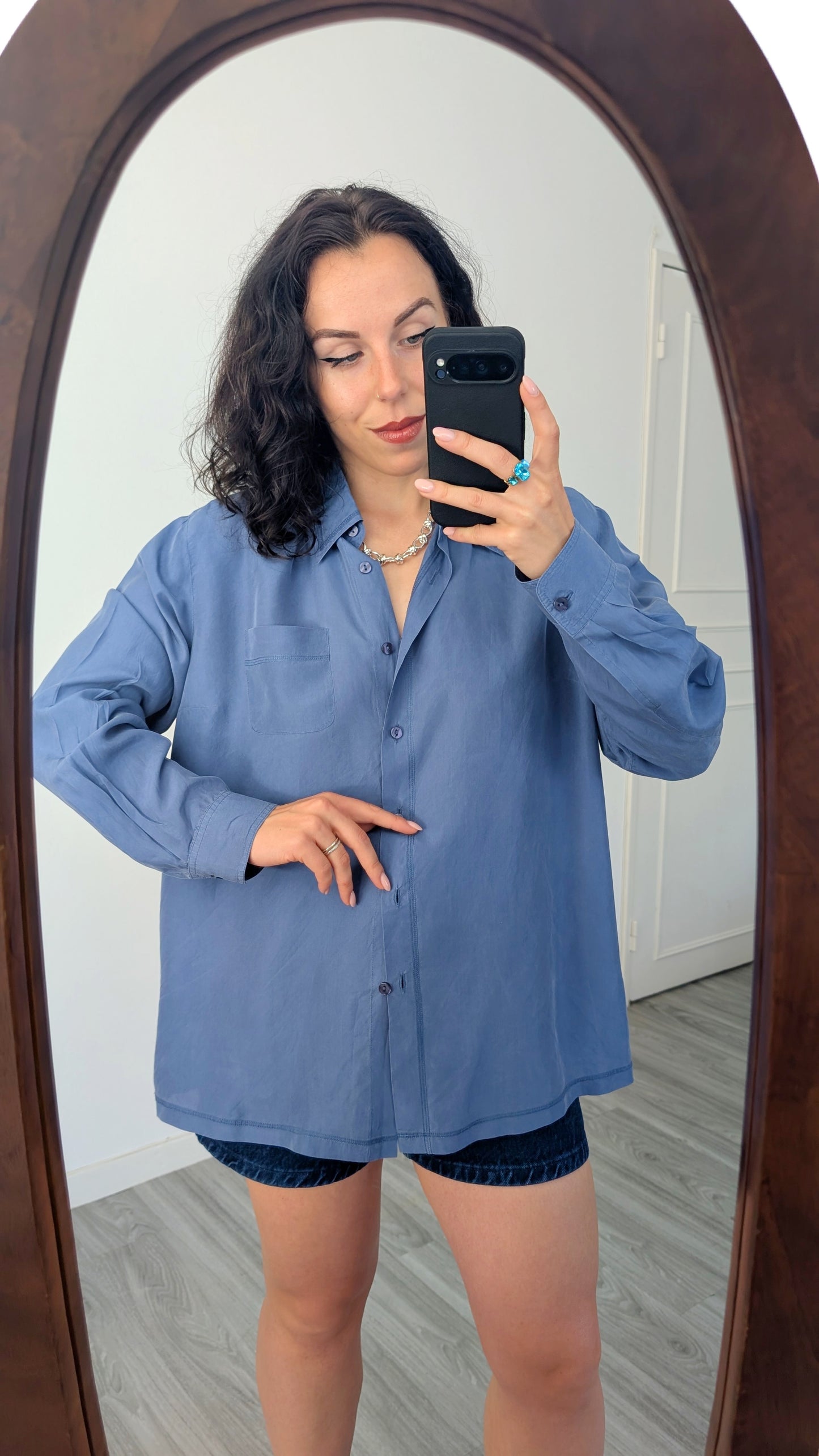 Blouse soie jusqu'à une T 44