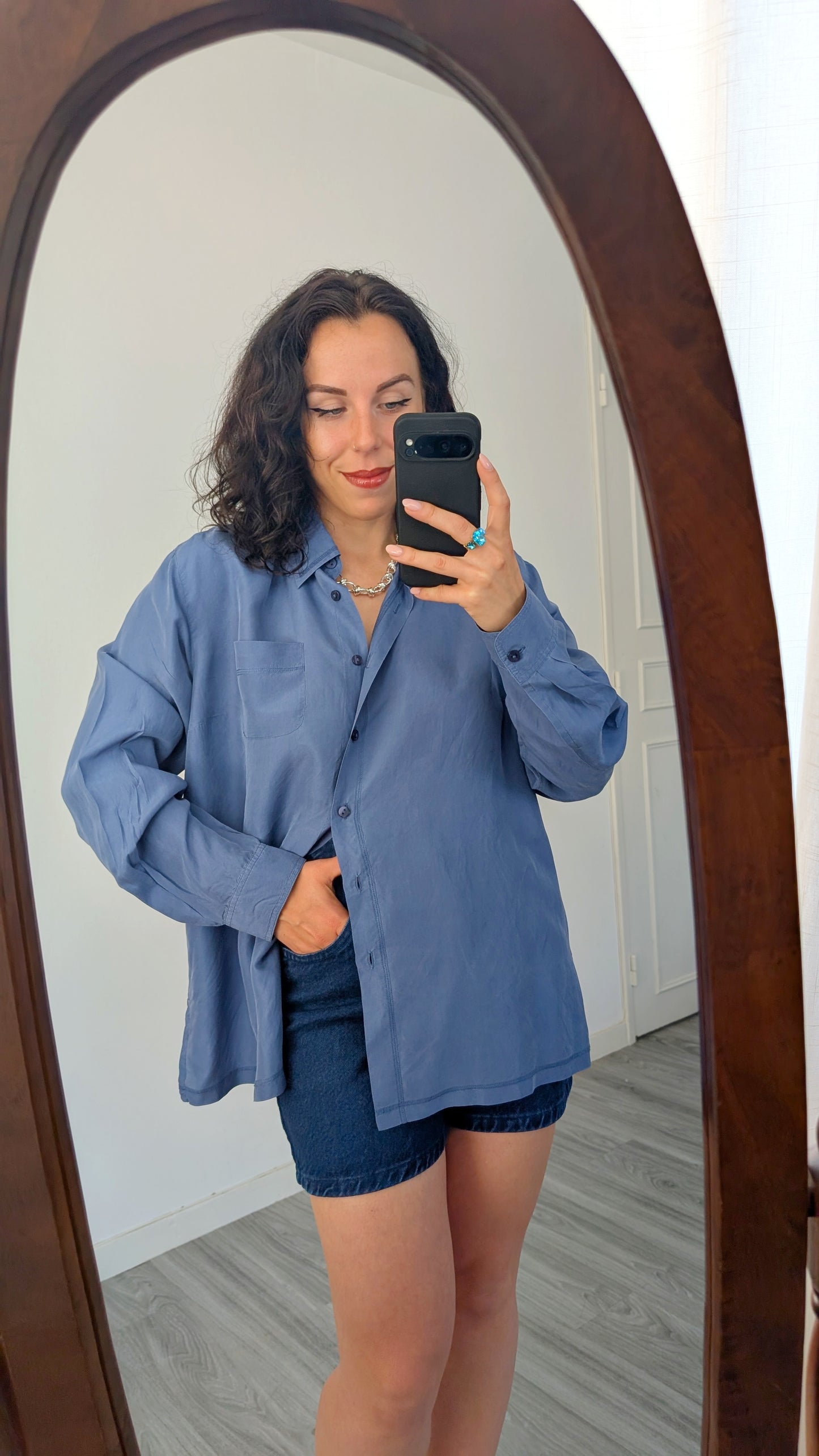 Blouse soie jusqu'à une T 44
