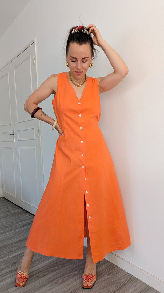 Robe lin et coton du 40 au 44