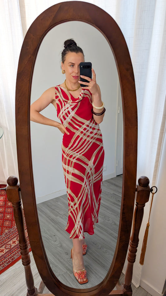 Robe 90s viscose T38-40