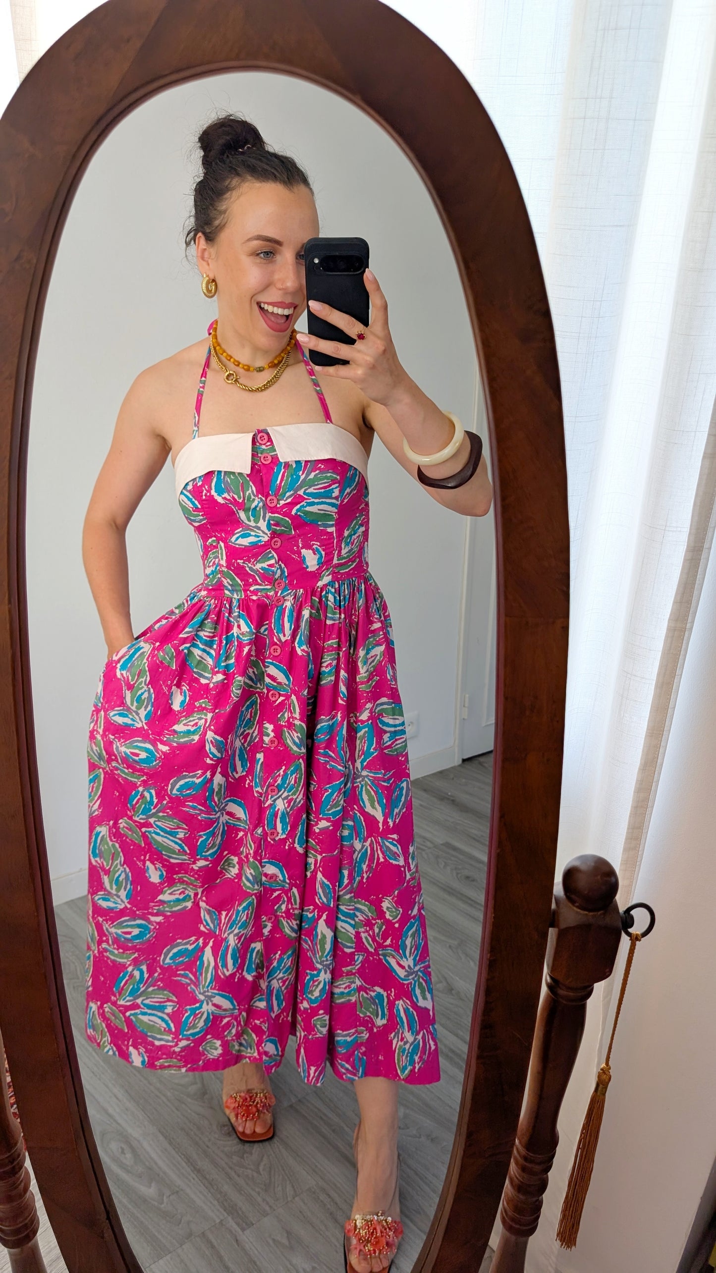 Robe coton T34-36