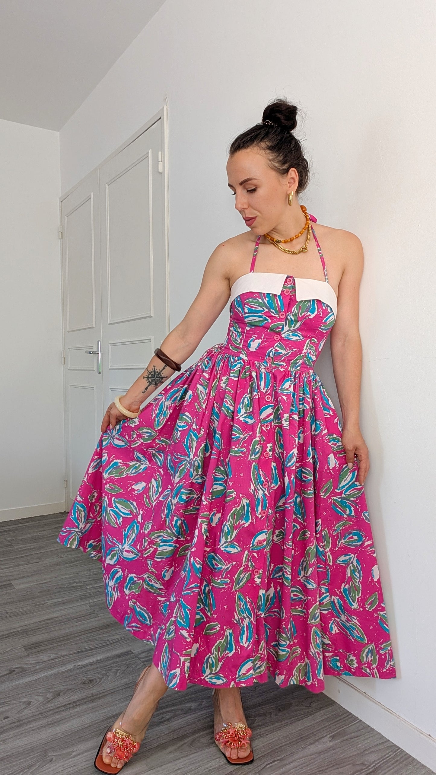 Robe coton T34-36