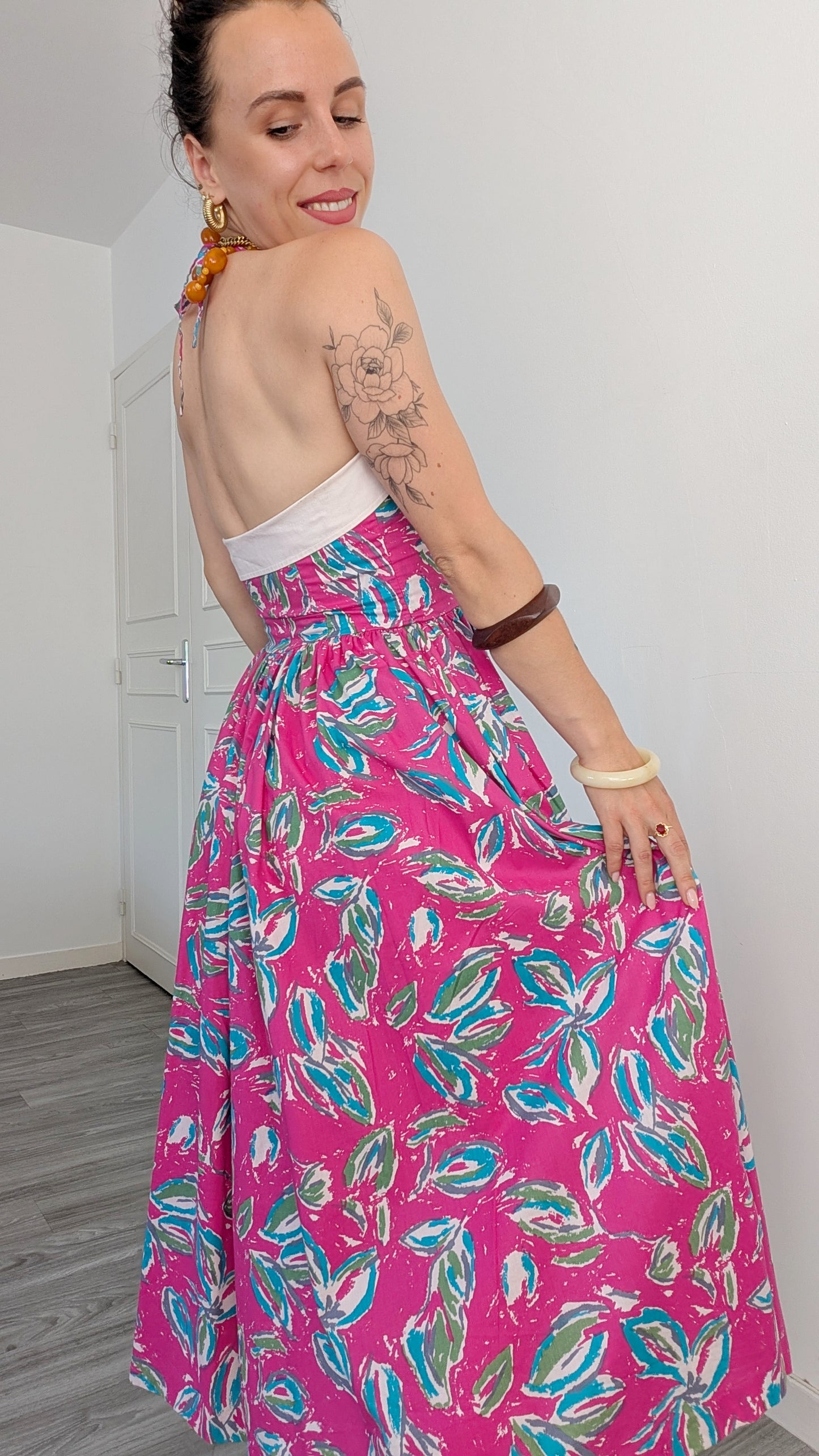 Robe coton T34-36