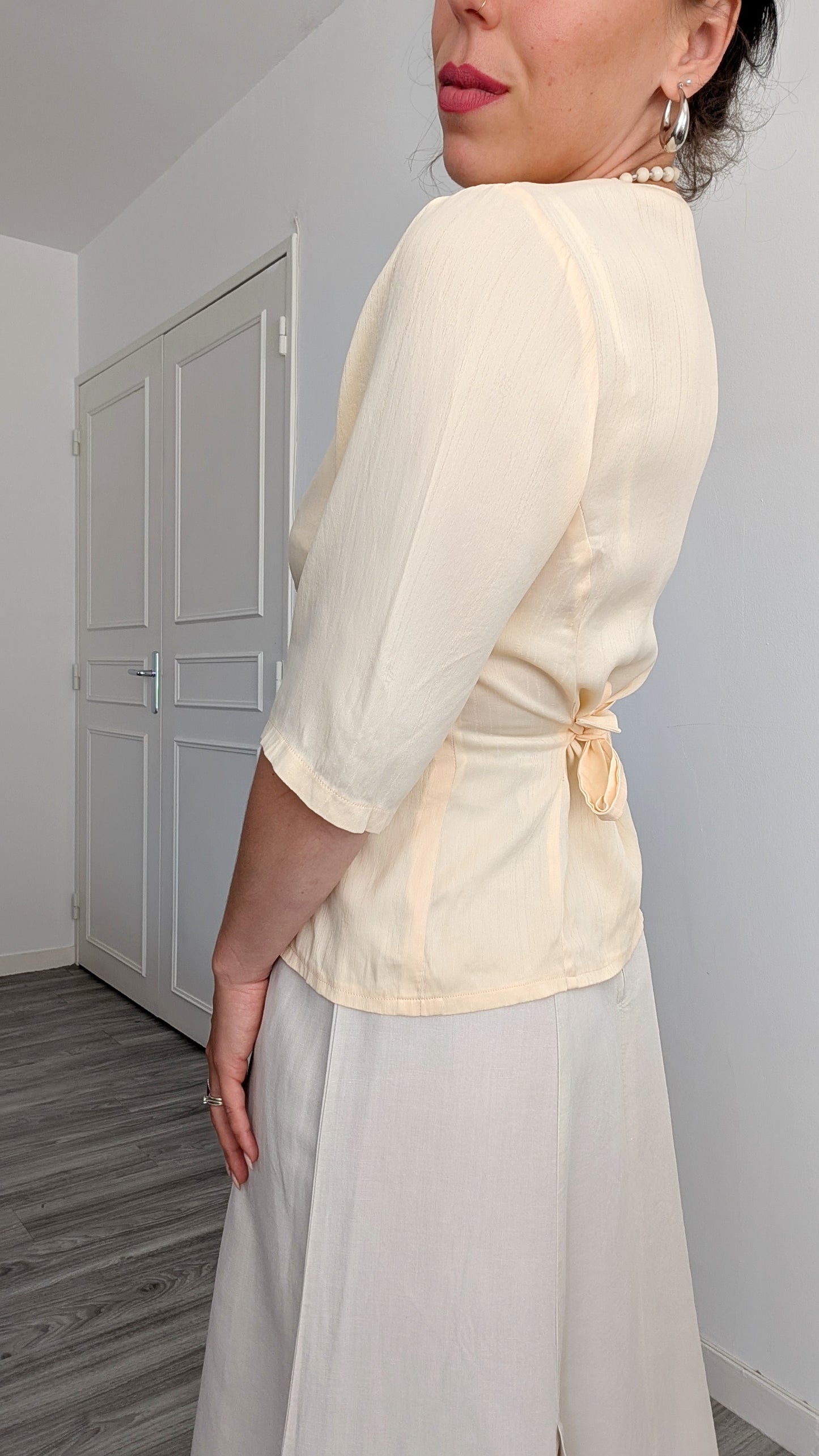 Blouse soie sauvage T38