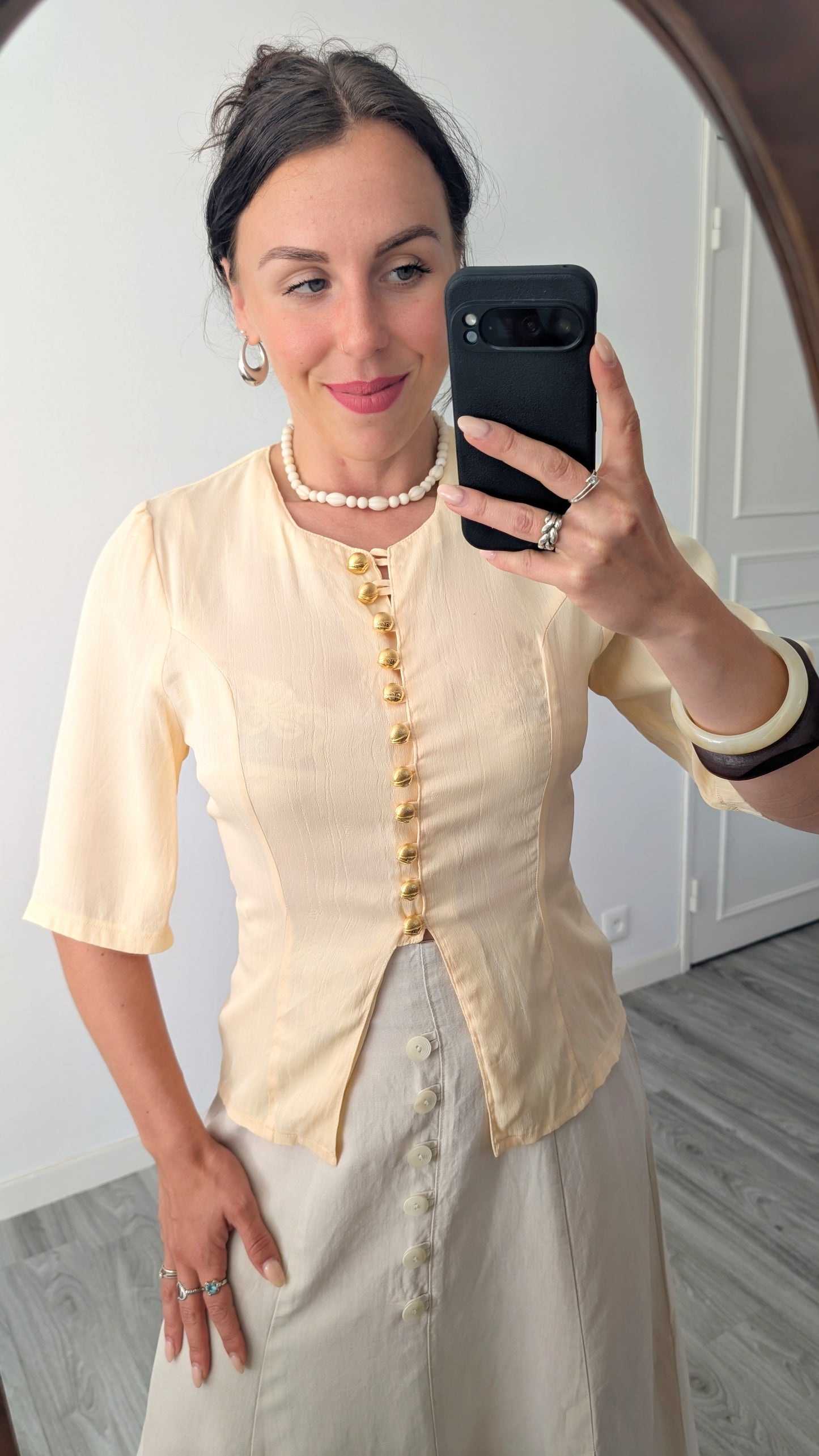 Blouse soie sauvage T38