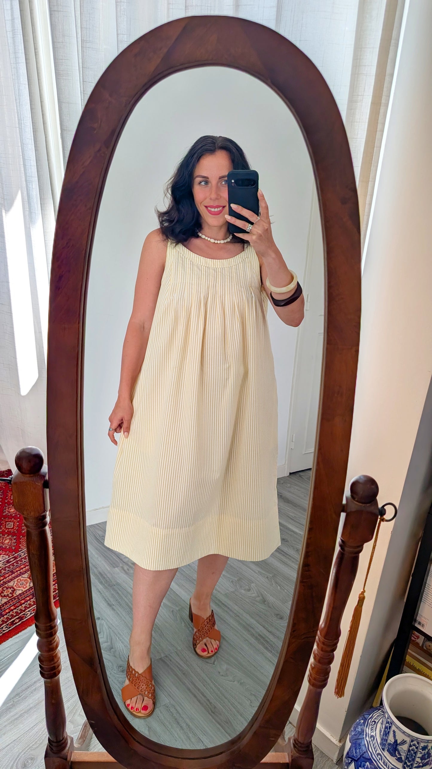 Robe coton ample jusqu'à T42