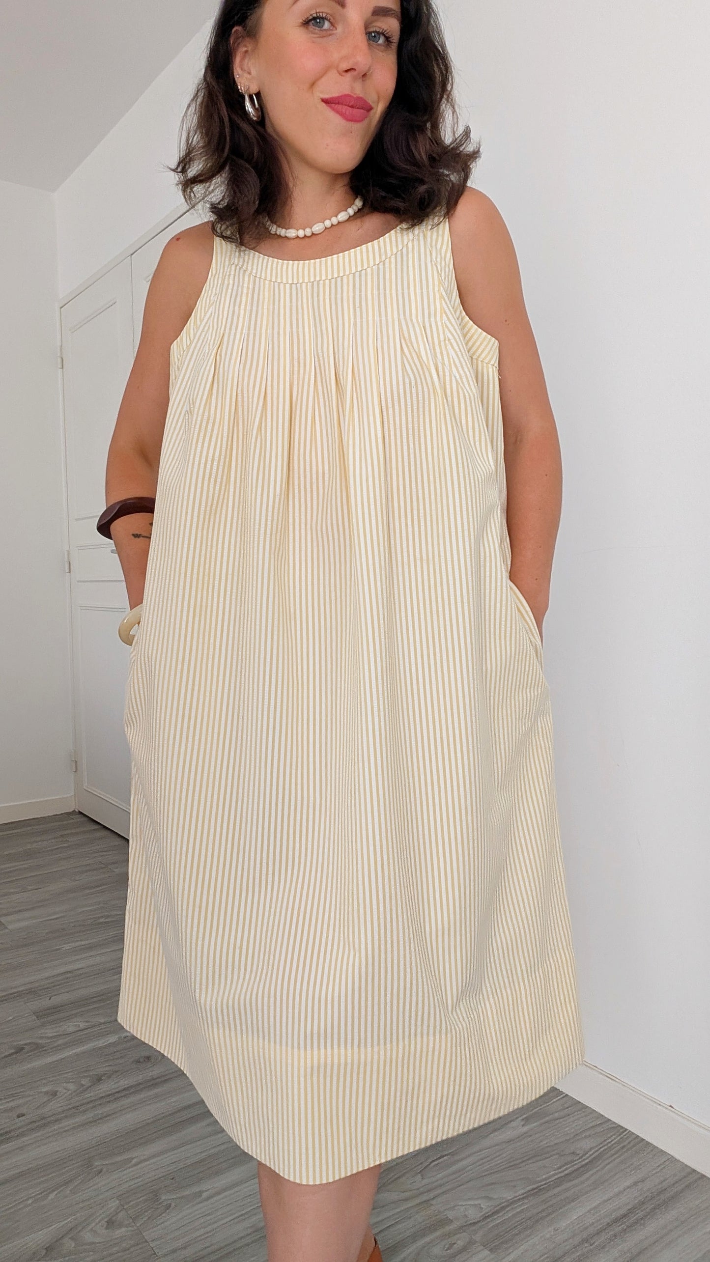 Robe coton ample jusqu'à T42