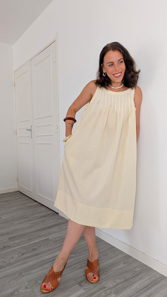 Robe coton ample jusqu'à T42