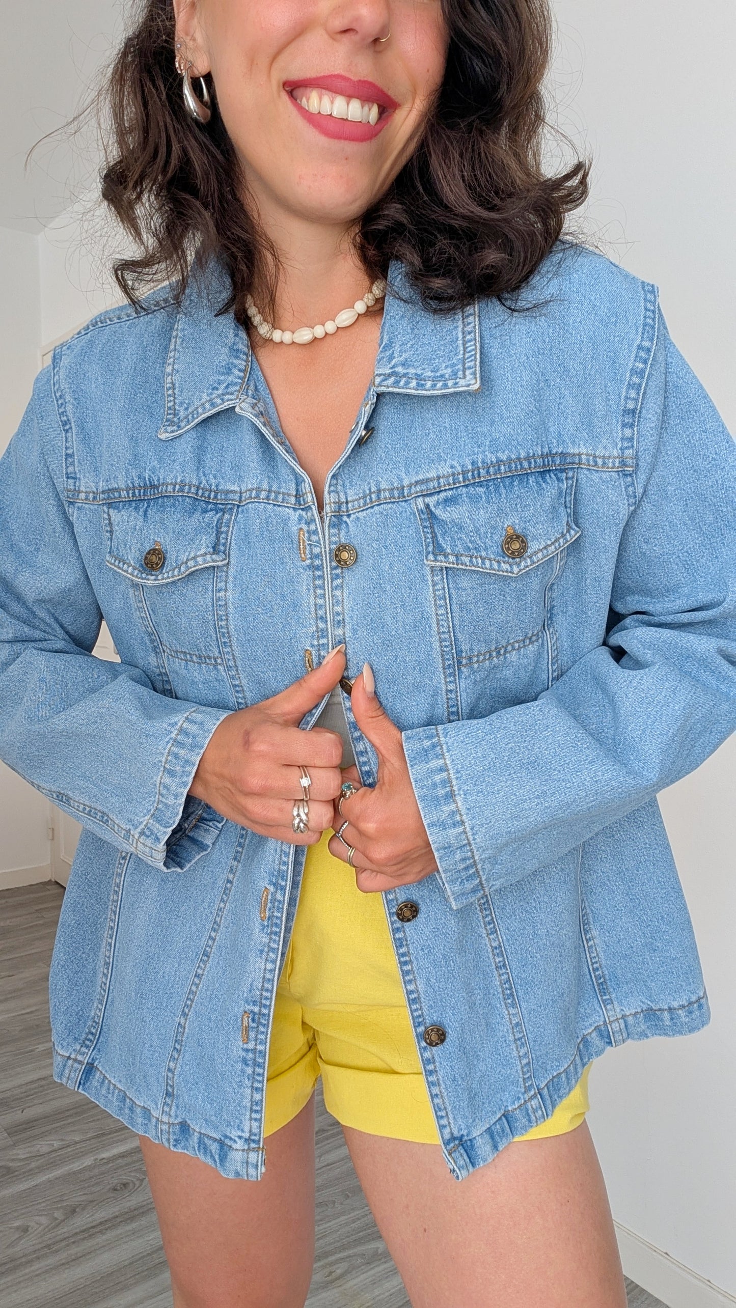 Chemise/veste denim 90s T40-42