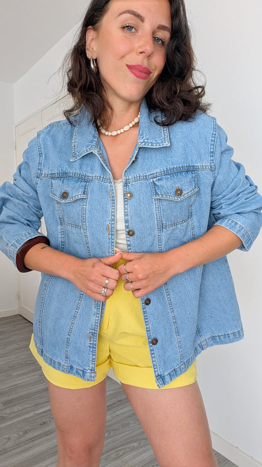 Chemise/veste denim 90s T40-42