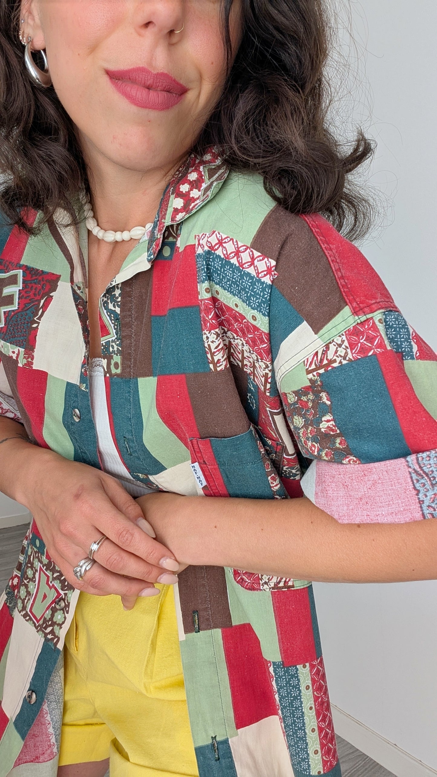 Chemise coton 80s jusqu'à T44
