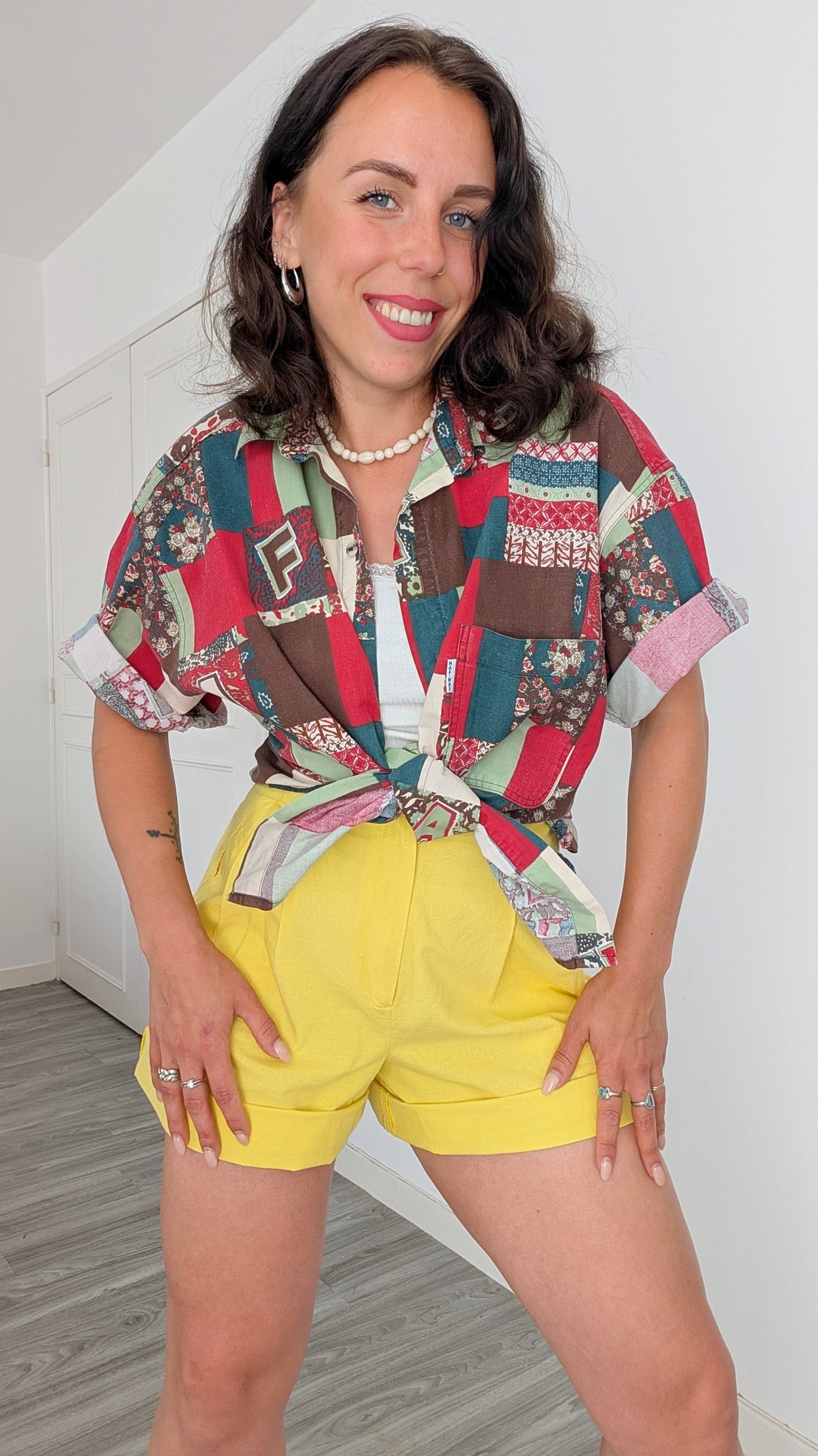 Chemise coton 80s jusqu'à T44