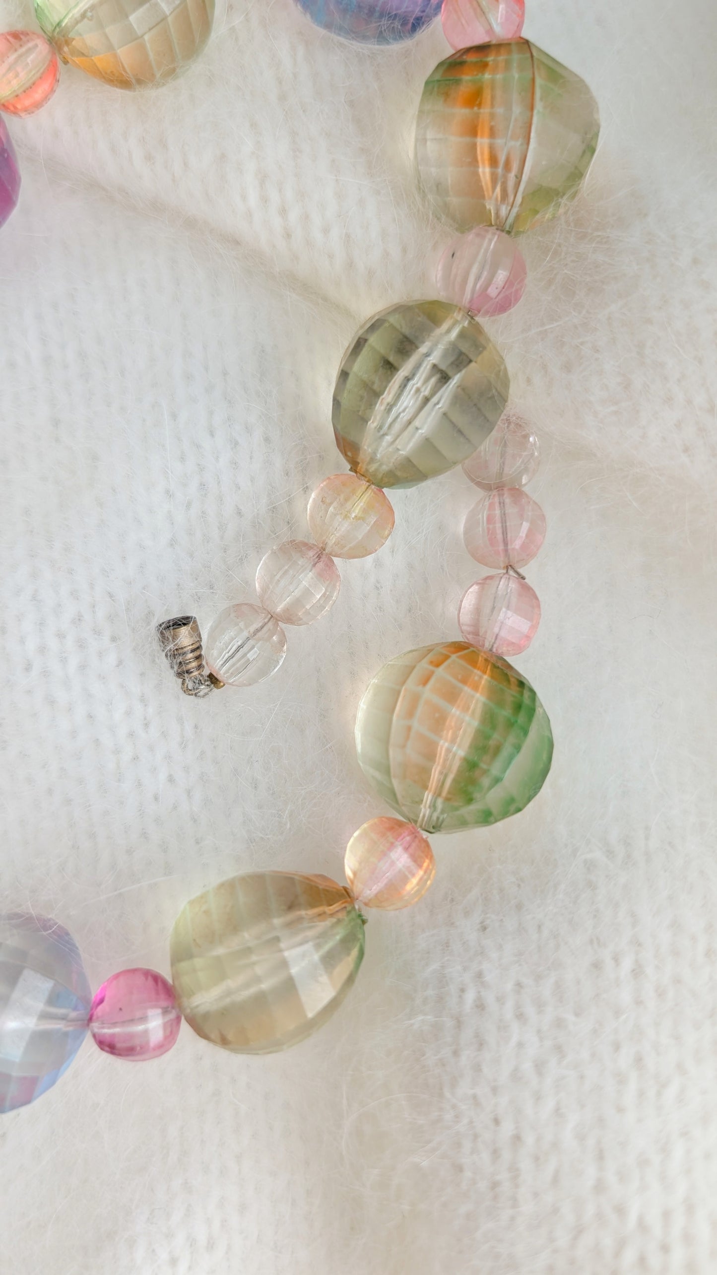 Collier perles 1950