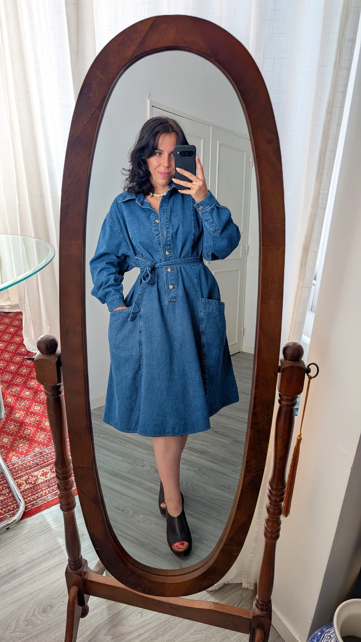 Robe denim T42-44