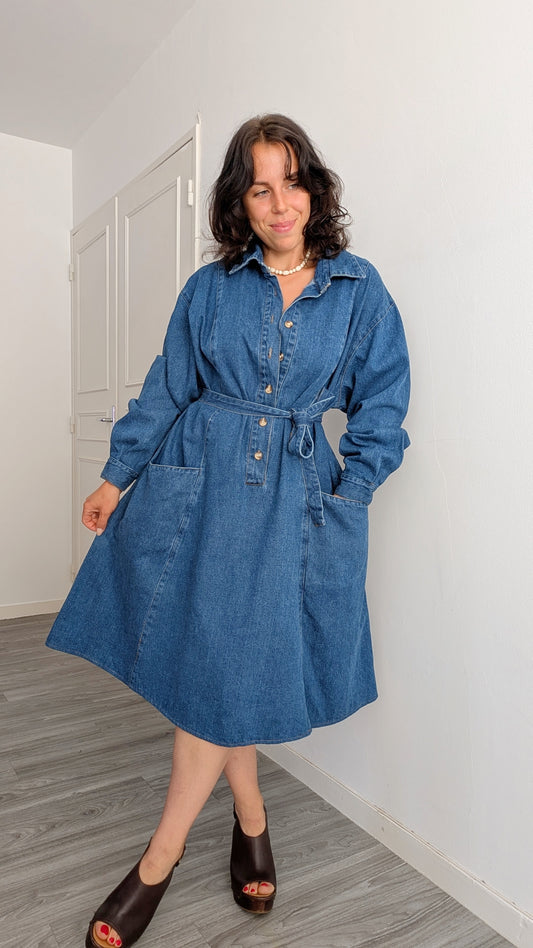Robe denim T42-44