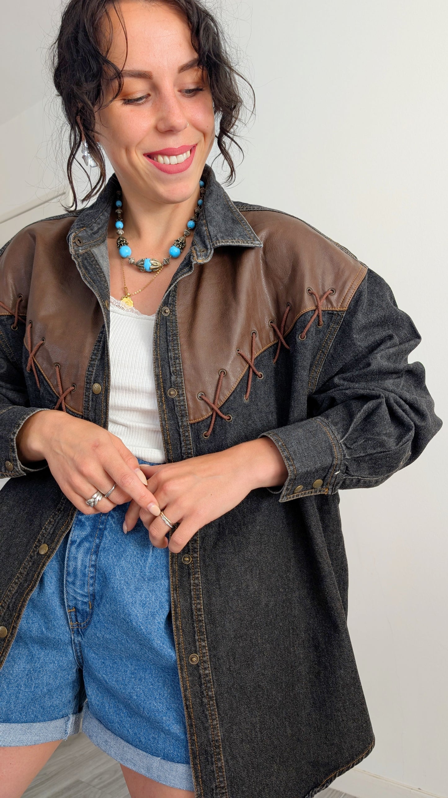 Chemise western coton T42-44