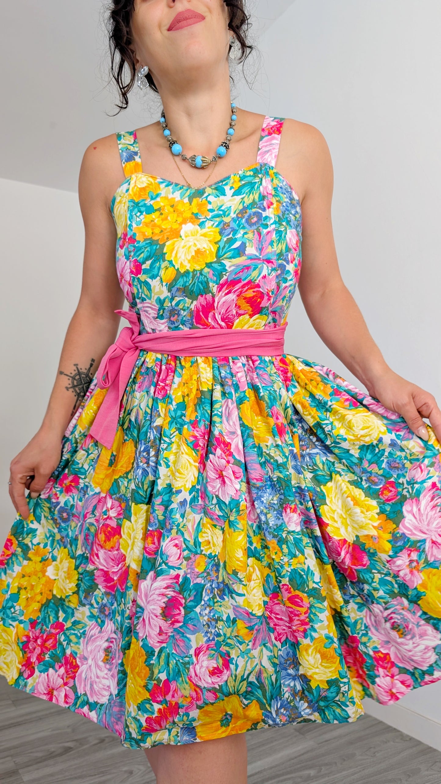 Robe coton 80s T36-38